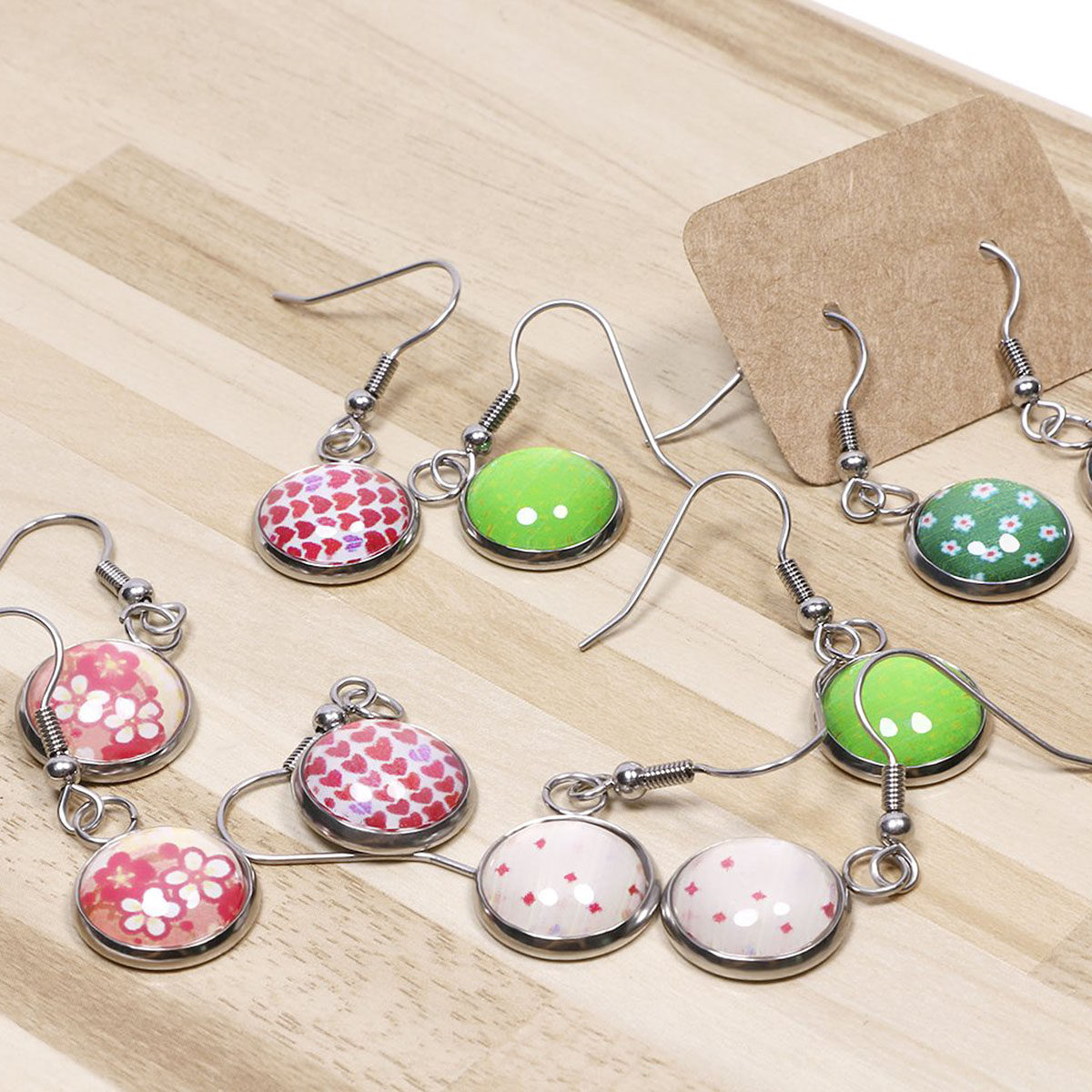 Jewelry Making For Birthday Party - 20Pcs Stainless Steel Earring Hooks Blanks