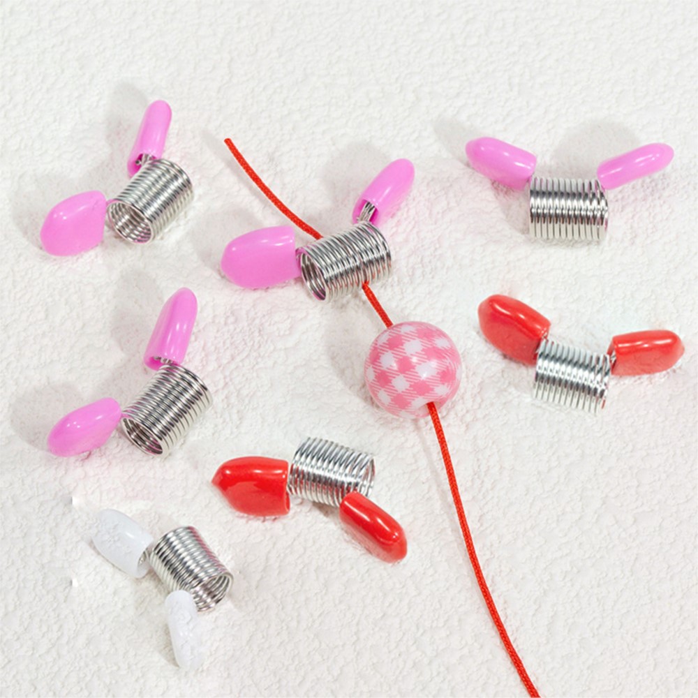 Jewelry Making For Beginners - 5pcs Spring Bead Clamps Creative Wire