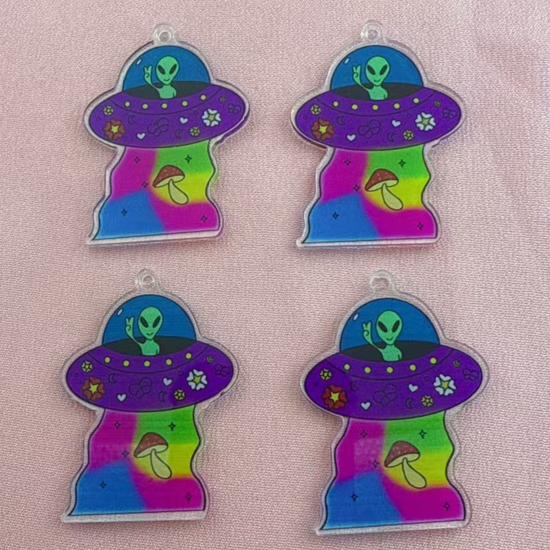 Jewelry Making For Birthday Party - 10pcs Cross border Popular Fun Acrylic