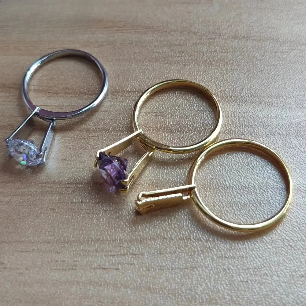 Jewelry Making At Home - Adjustable Four‑Claw Gemstone Tweezers Round Diamond