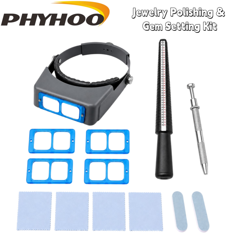Jewelry Making Uk - PHYHOO Jewelry Polishing Gem Setting Kit