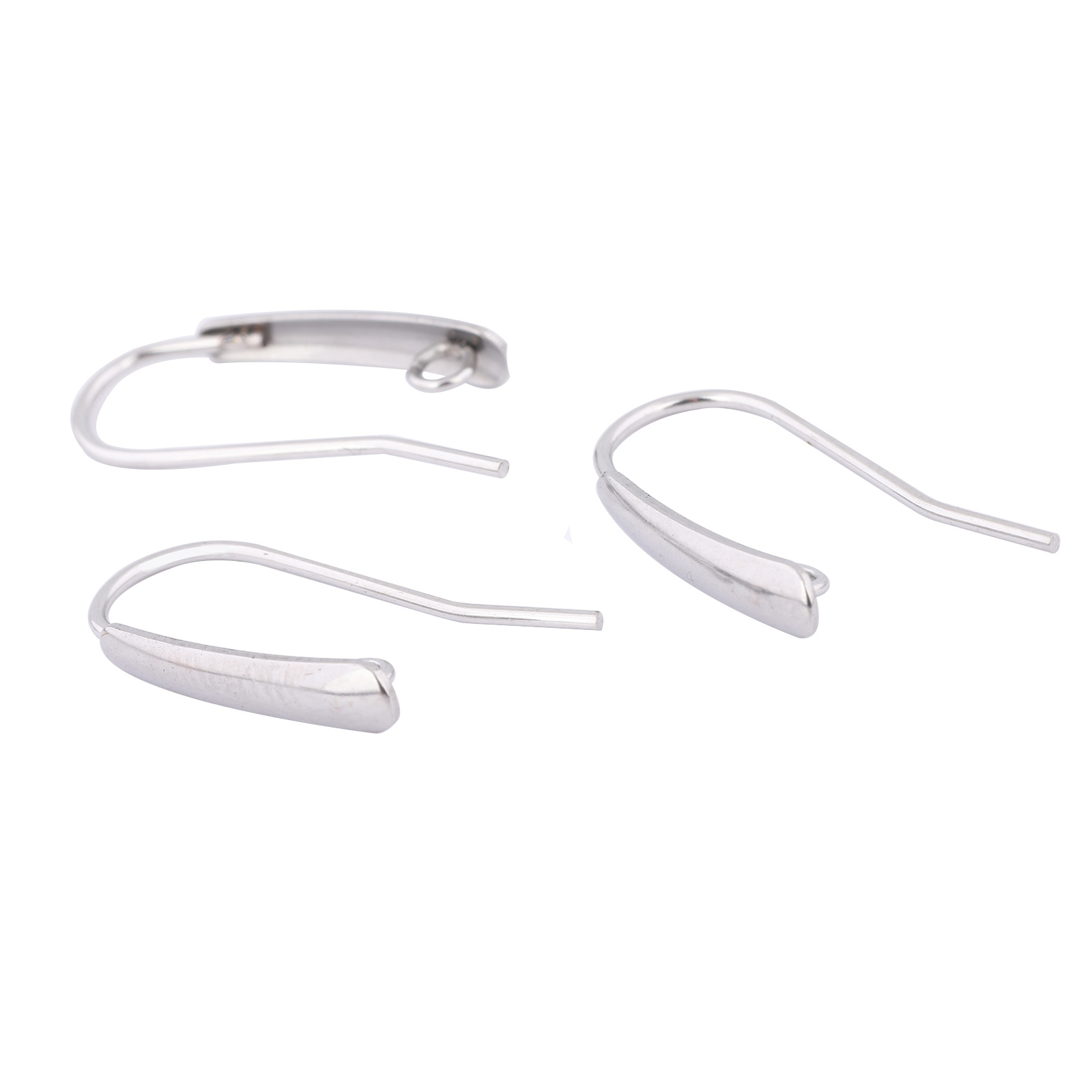 Jewelry Making Metals - 40pcs Stainless Steel Earring Hooks Findings