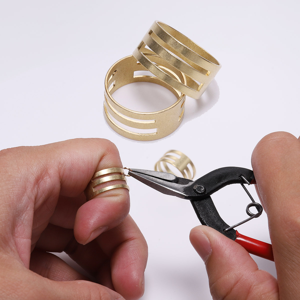 Jewelry Making Rotary Tool - Brass Jump Ring Open Close Tools