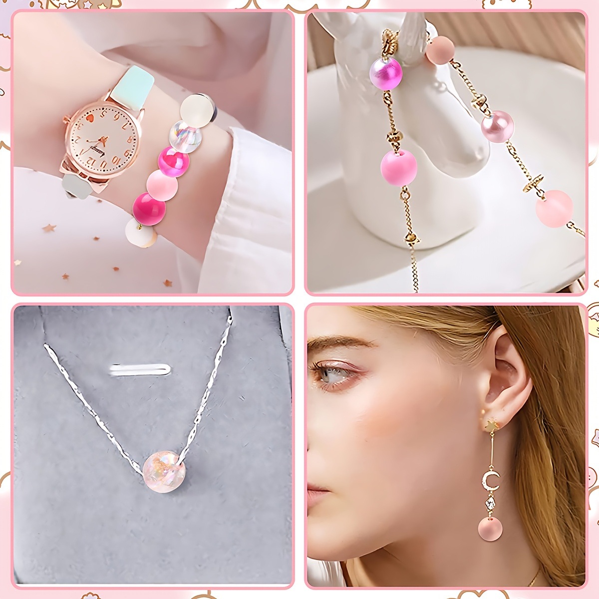 Acrylic Round Beads DIY Kit, K - Jewelry Making Kits For Kids recension och pris