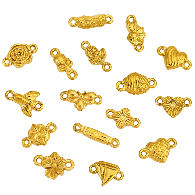20pcs Stainless Steel Love Hea - Jewelry Making For Beginners recension och pris