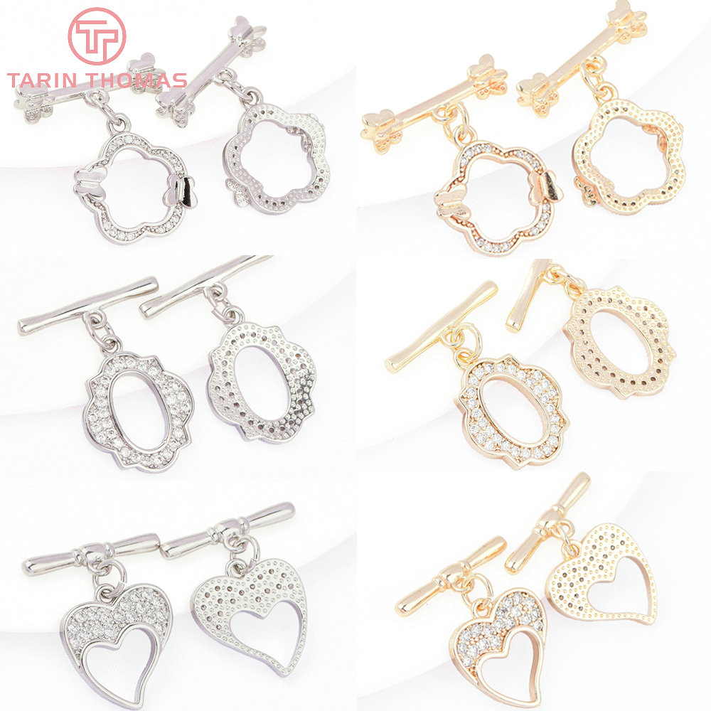 (8193) 4 Sets 24K Gold Color B - Toggle Clasp Gold recension och pris