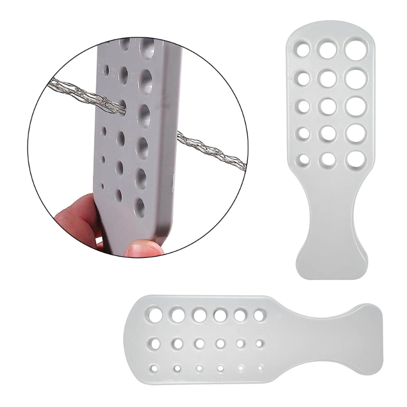 2Pcs Metal Wire Draw Plate Rou - Jewelry Making Rotary Tool recension och pris