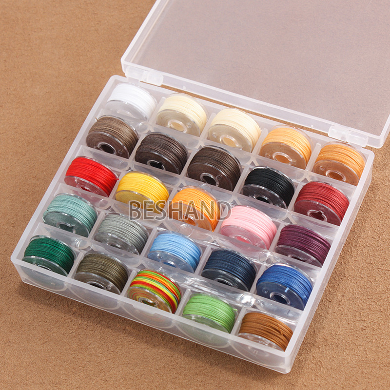 25 Colors/Round Wax Thread Pol - Memory Wire Bracelet recension och pris