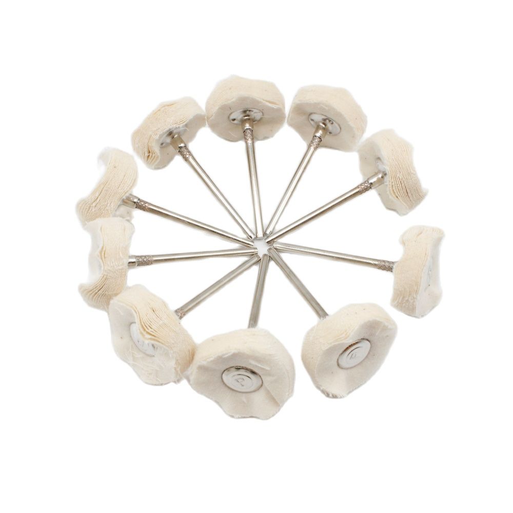 100pcs 22mm Cloth Buffing Whee - Jewelry Making Rotary Tool recension och pris