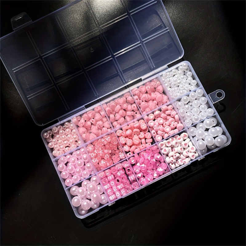 10-Piece Pink Alphabet Box, Ac - Jewelry Making For Beginners recension och pris