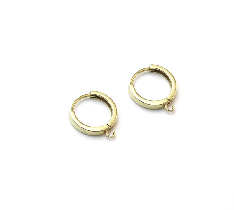 10pcs Brass Ear Hoops, Leverba - Jewelry Making Metals recension och pris