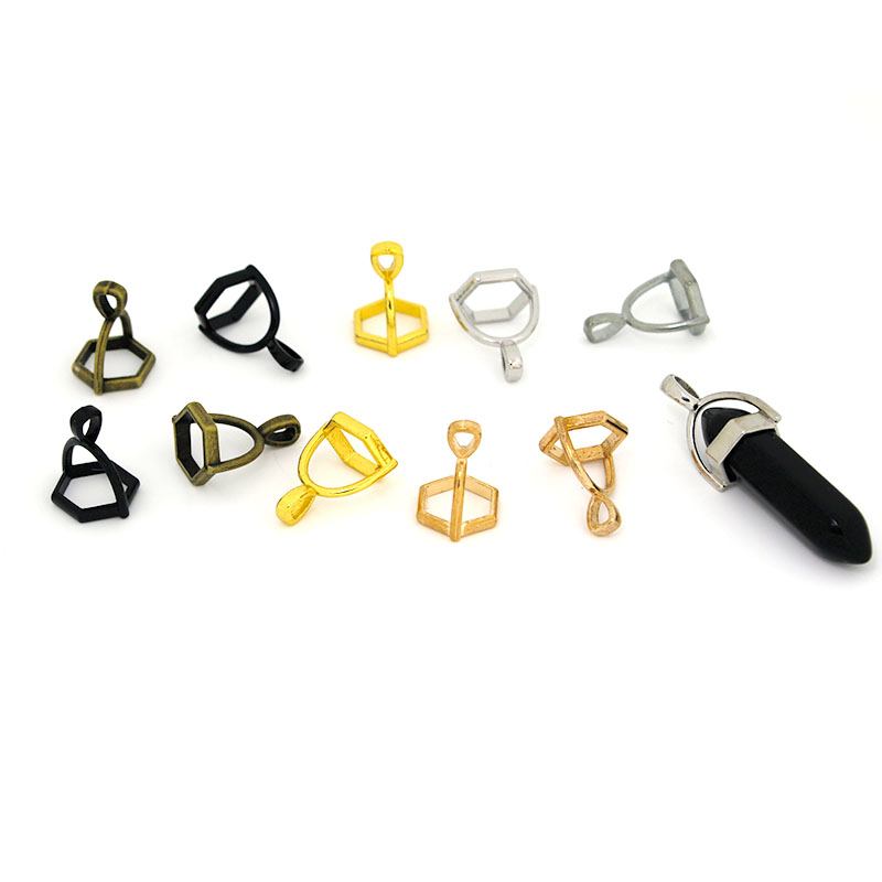 20Pcs Hexagonal Gemstone Cap N - Jewelry Making Metals recension och pris