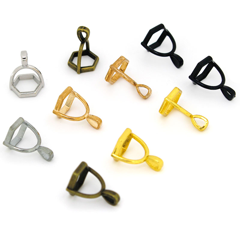 20Pcs Hexagonal Gemstone Cap N - Jewelry Making Metals recension och pris