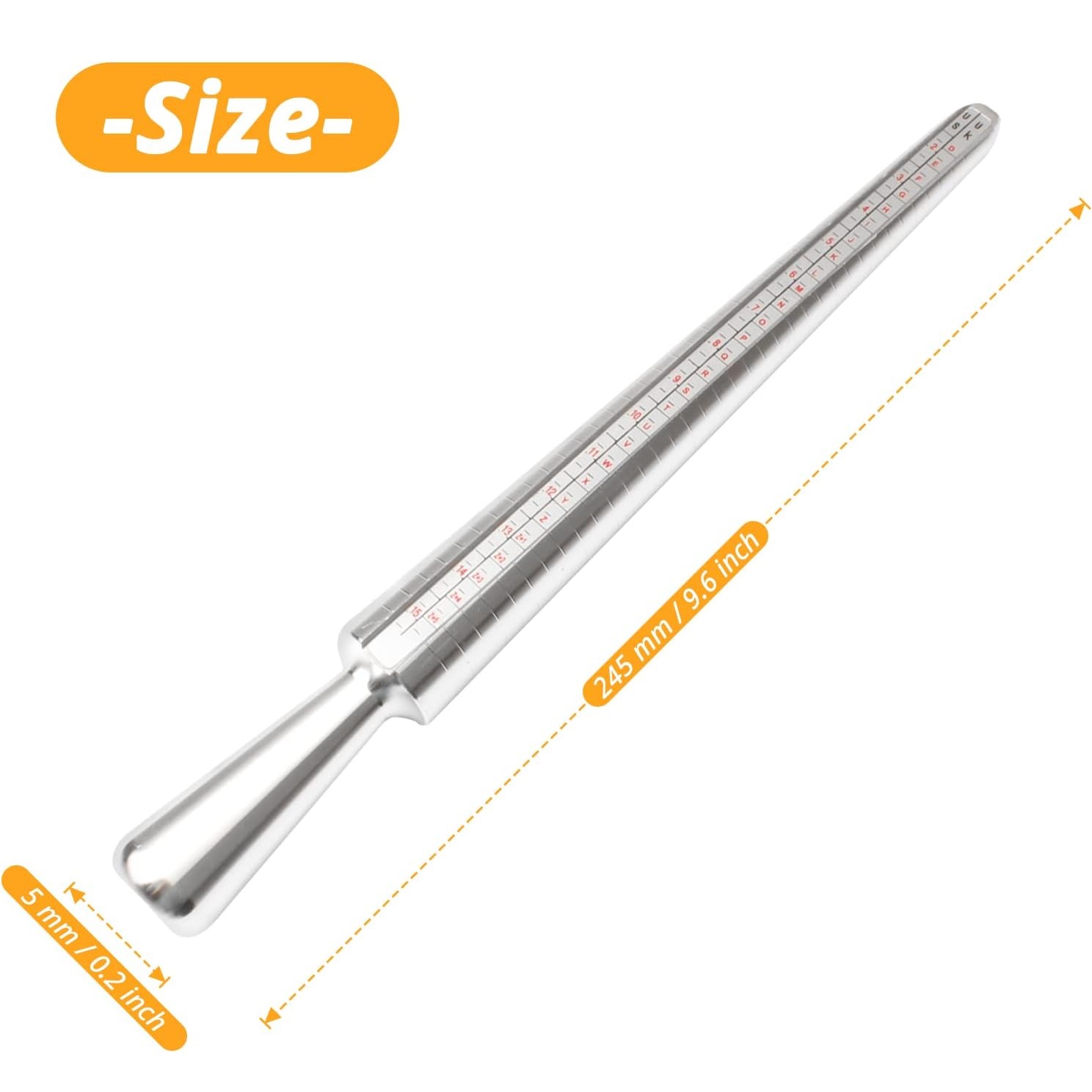 UK Scale Solid Iron Ring Sizer - Jewelry Making Uk recension och pris