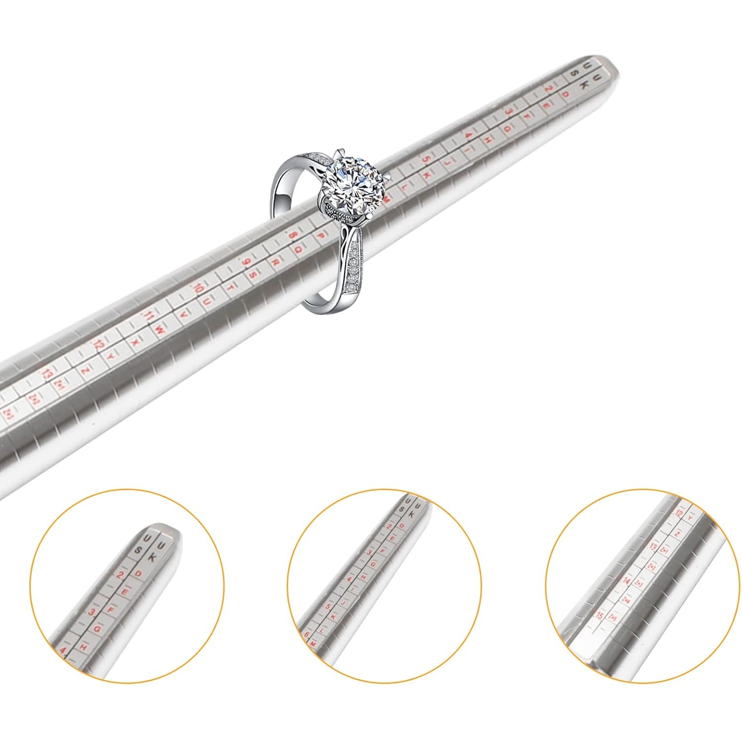 UK Scale Solid Iron Ring Sizer - Jewelry Making Uk recension och pris