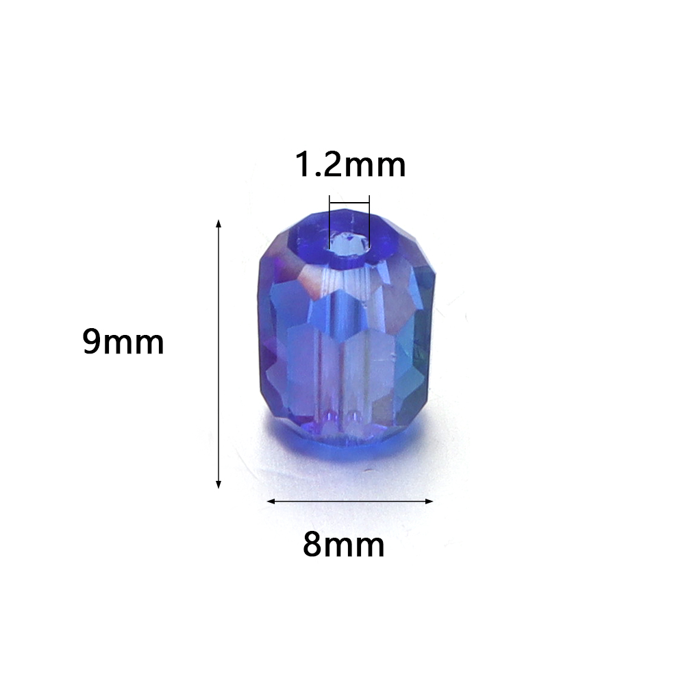 20pcs 8mm Cylindrical Faceted  - Jewelry Making For Beginners recension och pris