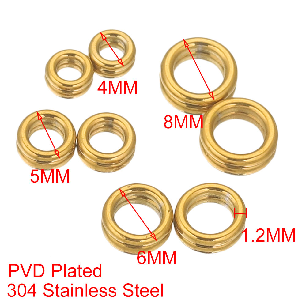 50pcs Stainless Steel Closed J - Jewelry Making Ring Tool recension och pris