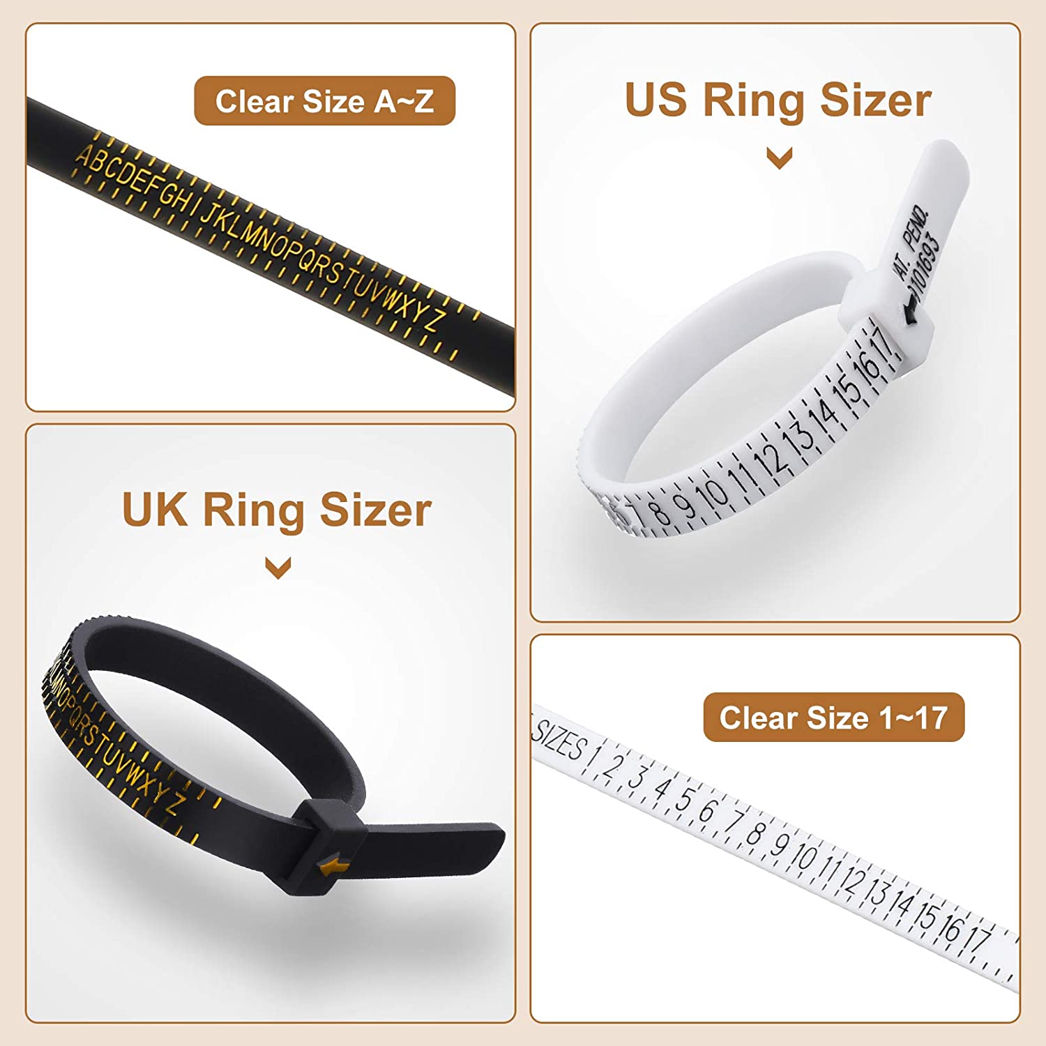 11 Pieces Of US UK Ring Mandre - Jewelry Making Uk recension och pris