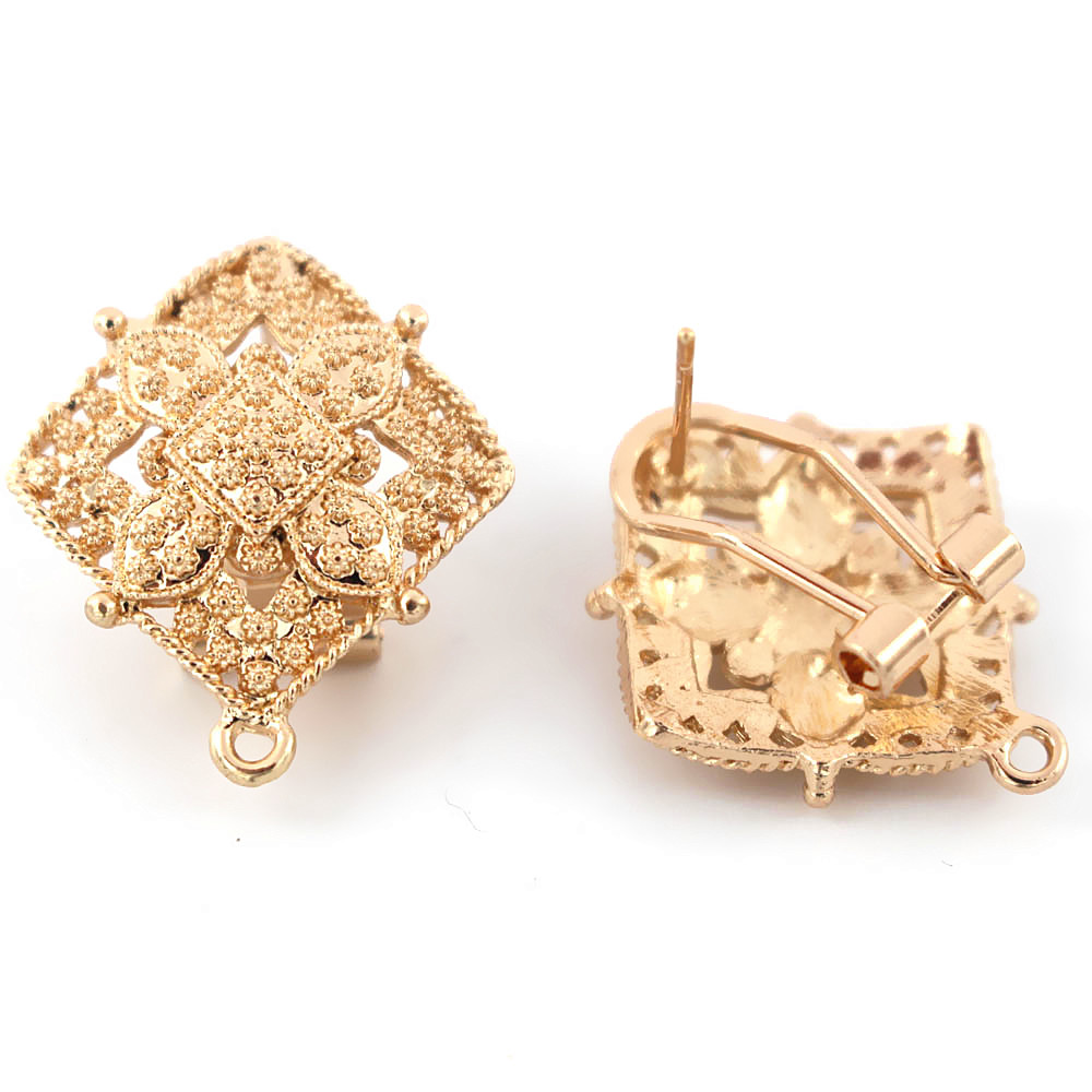 10pair Earrings Post with Loop - Jewelry Making Dubai recension och pris