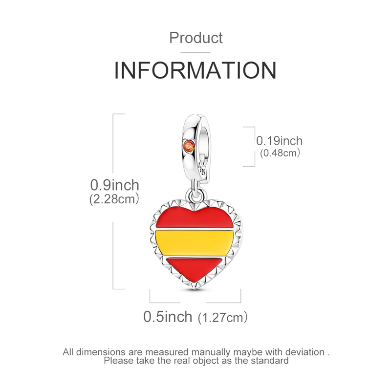New 925 Sterling Silver Heart- - Jewelry Making Uk recension och pris