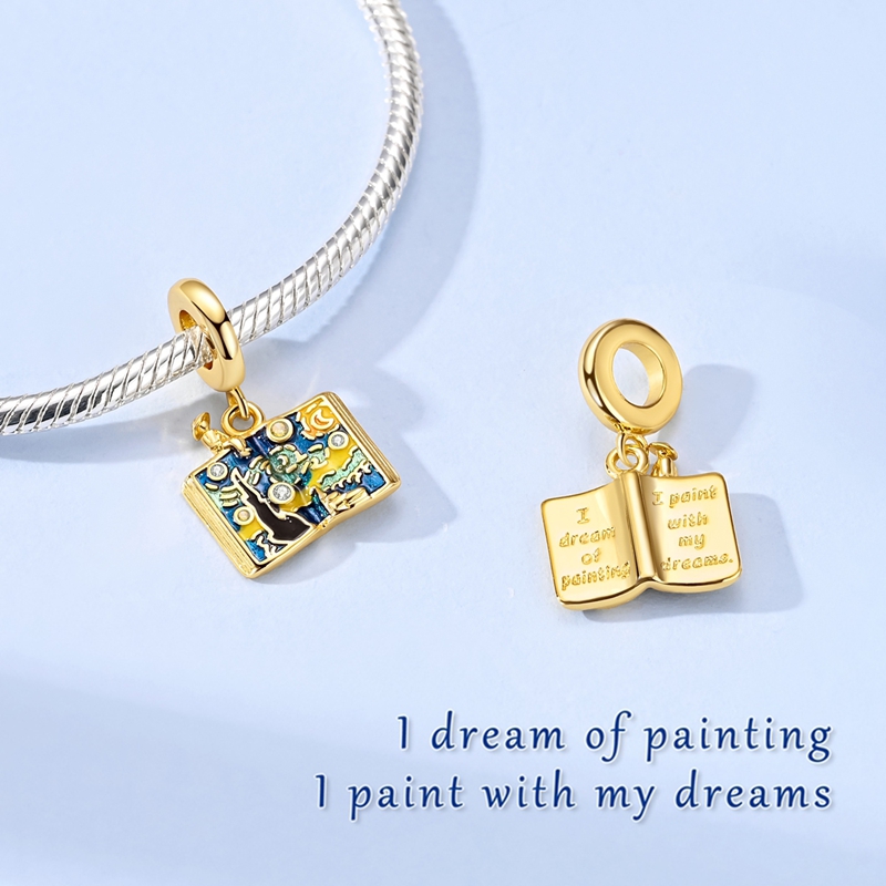 Starry Sky Paint Book Pendant  - Jewelry Making Guide Book recension och pris