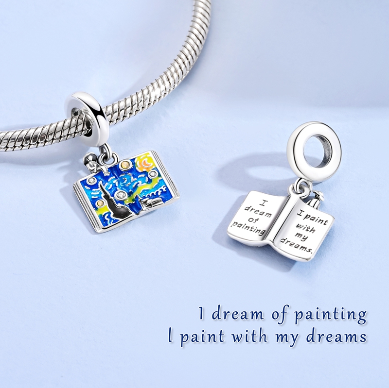 Starry Sky Paint Book Pendant  - Jewelry Making Guide Book recension och pris