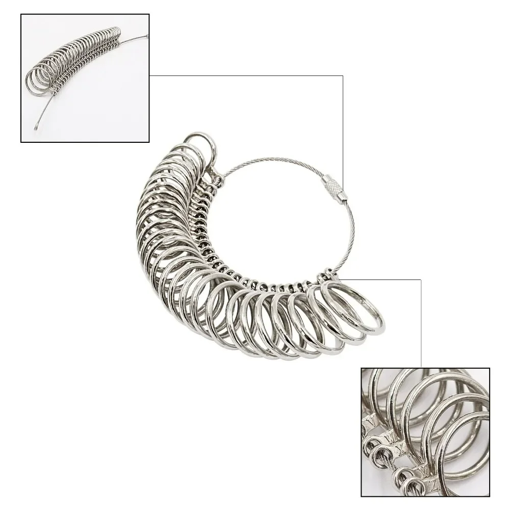 Metal HK/US/JP/UK/EU Ring Size - Jewelry Making Uk recension och pris