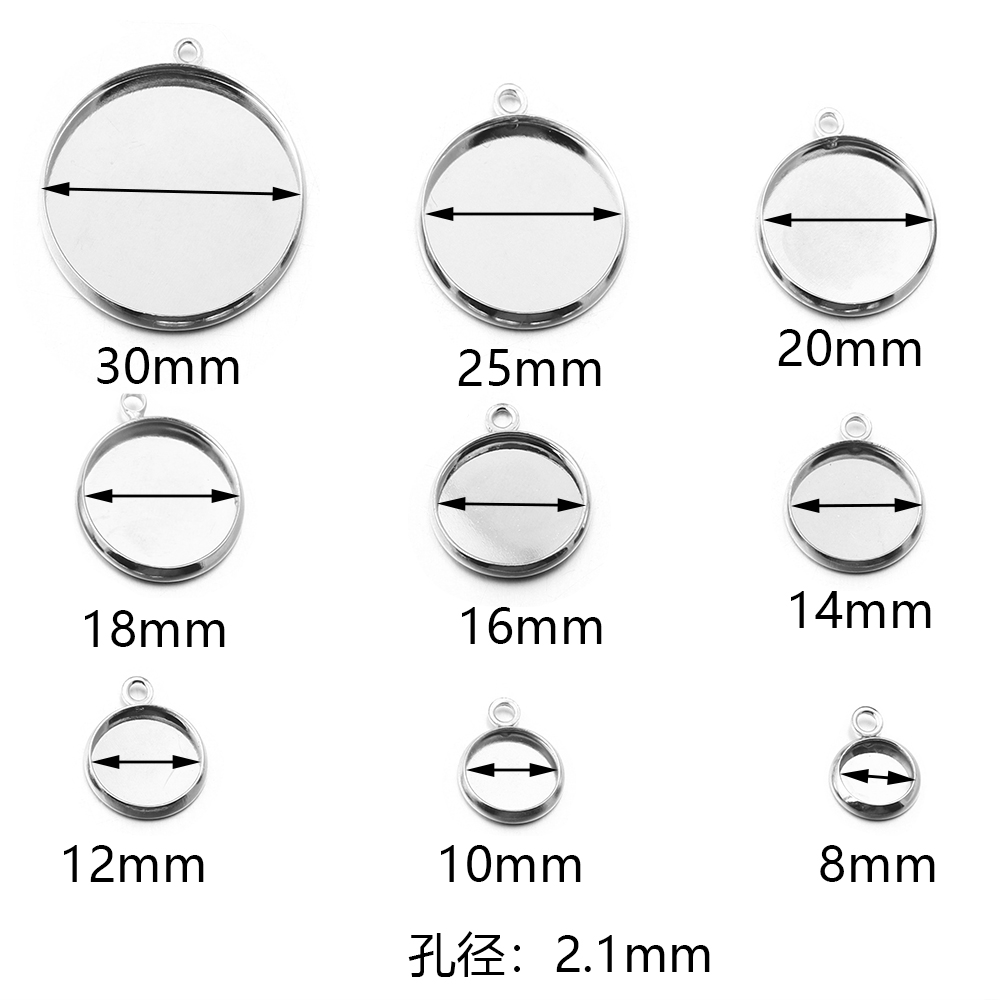 10pcs Iron Cabochon Base 8/10/ - Pendant Blank Bezel recension och pris