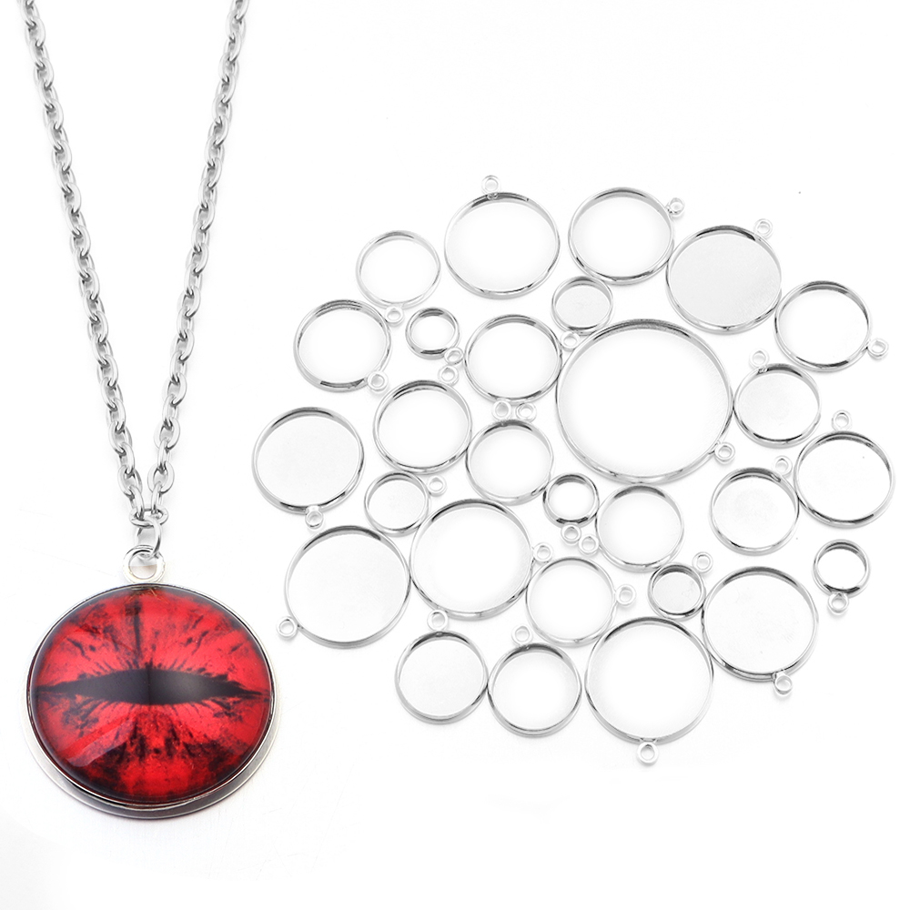 10pcs Iron Cabochon Base 8/10/ - Pendant Blank Bezel recension och pris