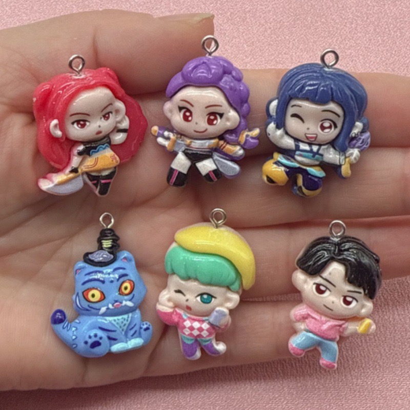 10pcs resin cartoon pendant, D - Jewelry Making For Birthday Party recension och pris