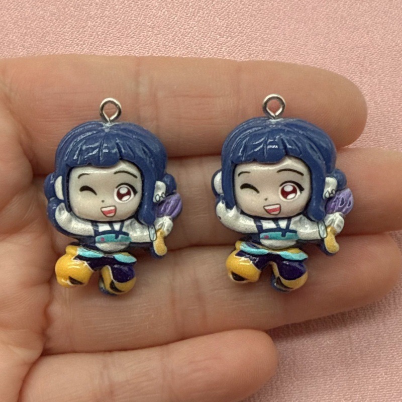 10pcs resin cartoon pendant, D - Jewelry Making For Birthday Party recension och pris