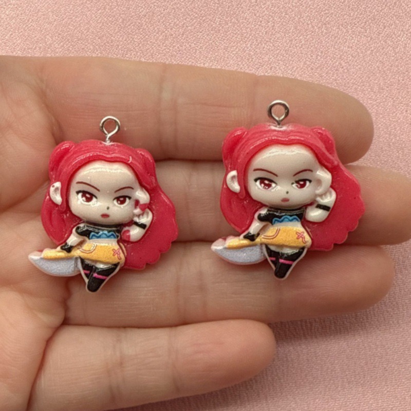 10pcs resin cartoon pendant, D - Jewelry Making For Birthday Party recension och pris