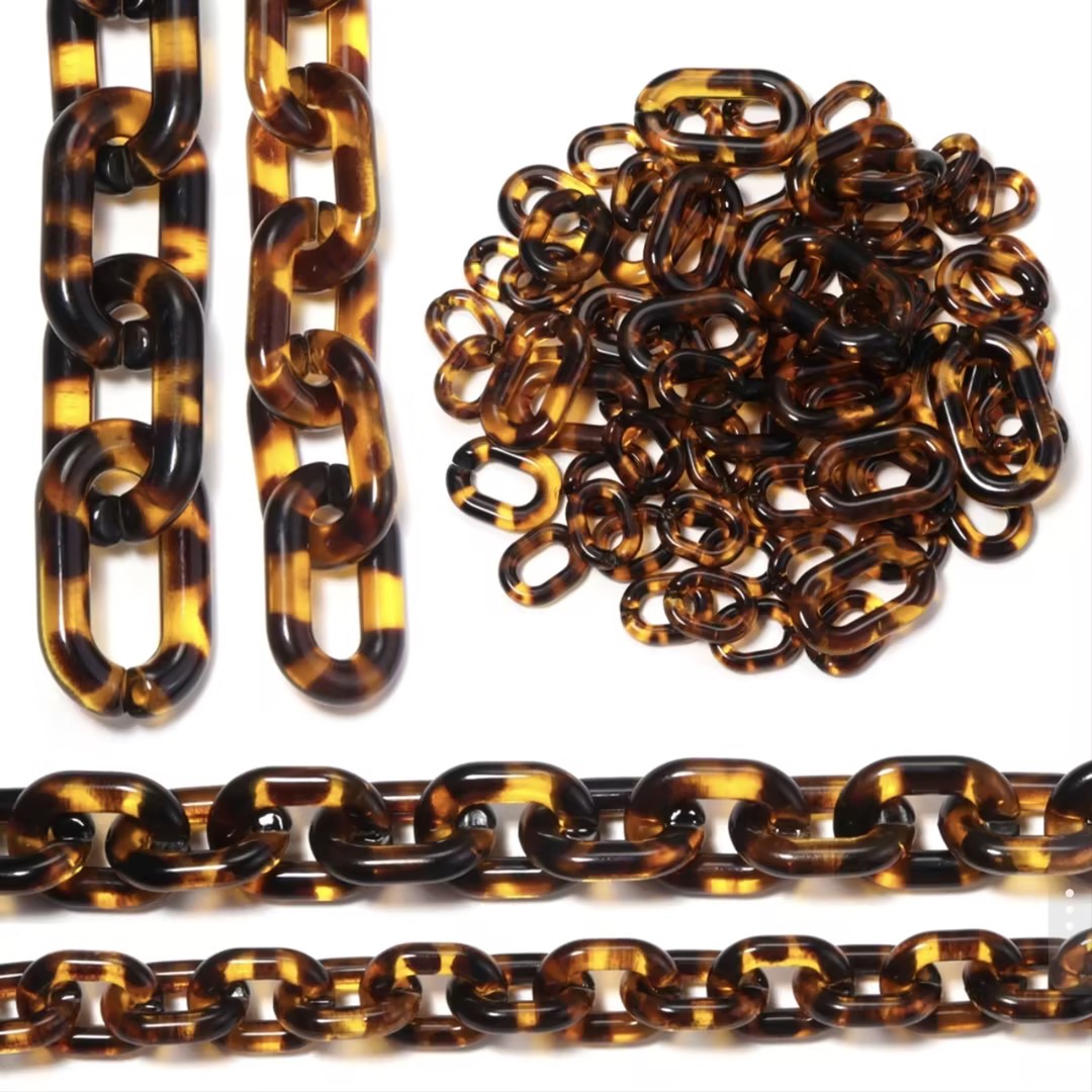 10-50pcs/lot Leopard Print Acr - Jewelry Making Glasses recension och pris