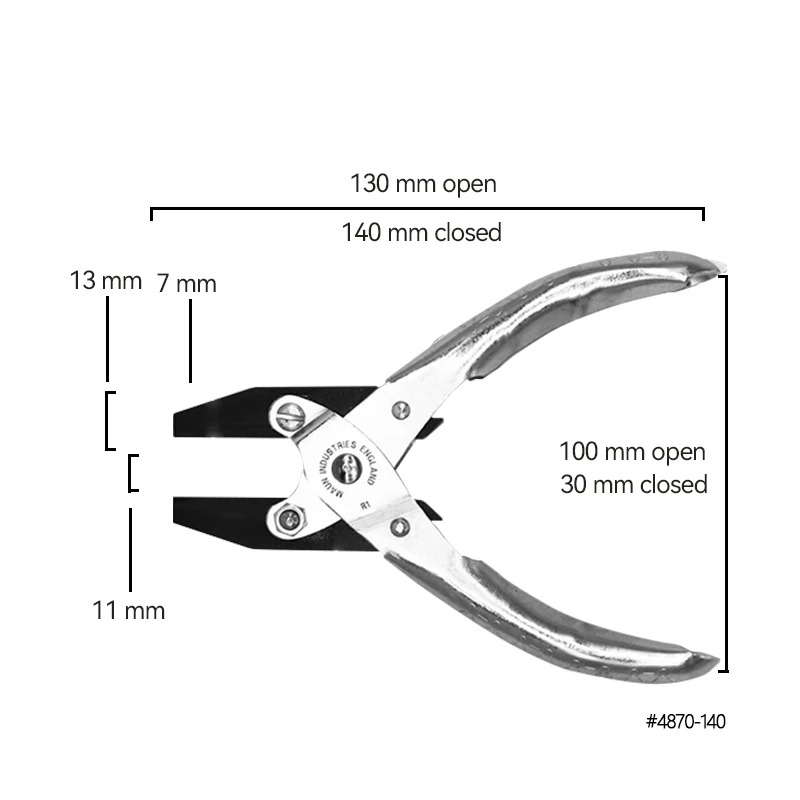 UK MAUN 140mm Smooth Jaws Flat - Jewelry Making Uk recension och pris