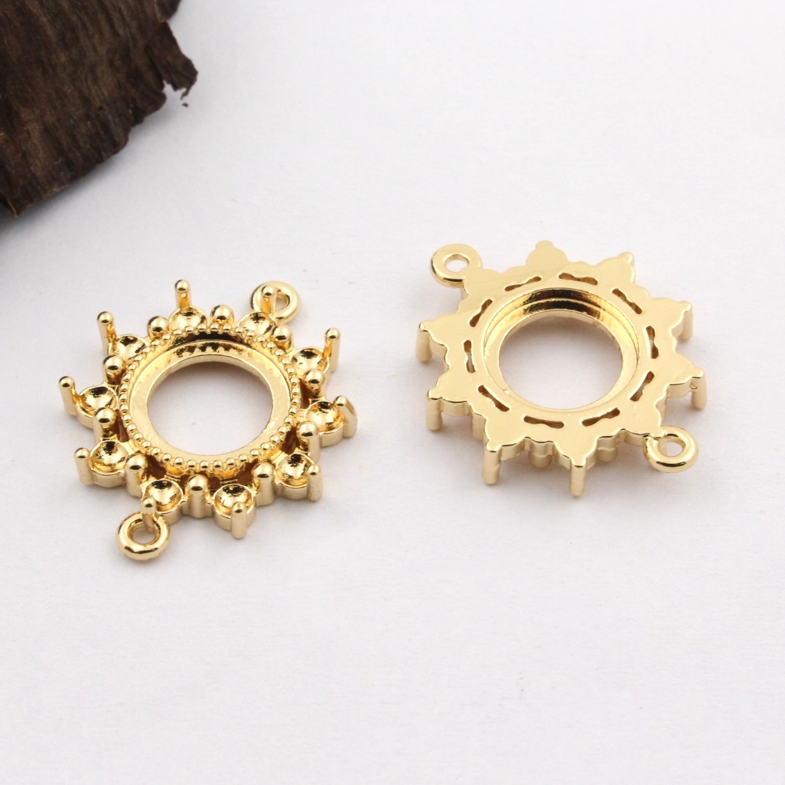 20pcs Quality Brass Casted Ope - Pendant Blank Bezel recension och pris