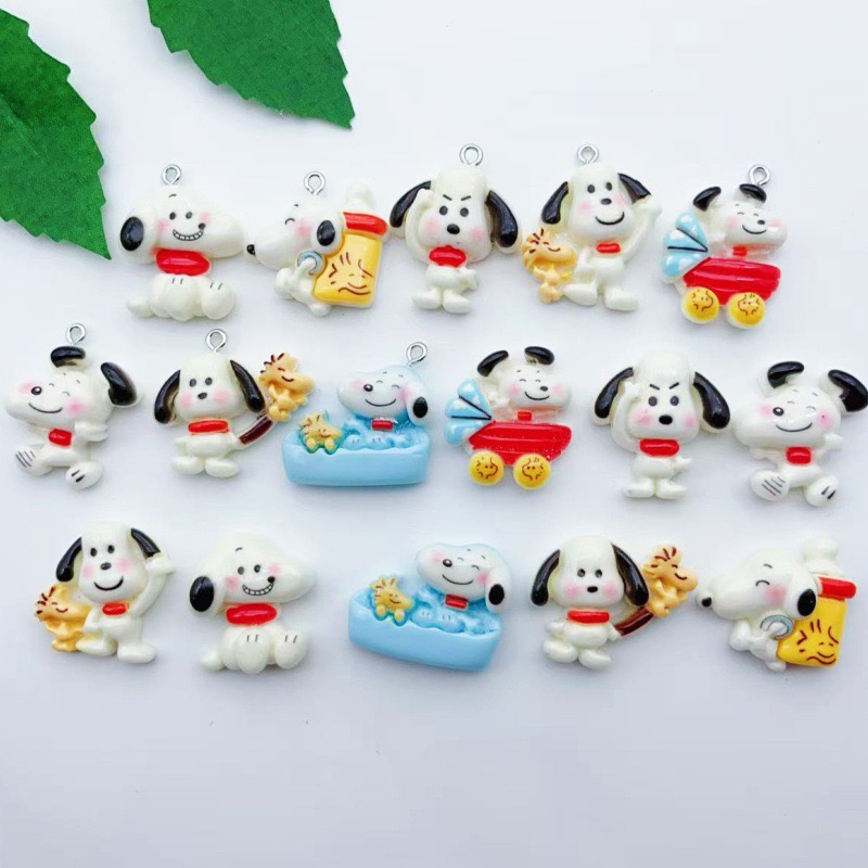 12pcs resin cartoon dog pendan - Jewelry Making For Birthday Party recension och pris