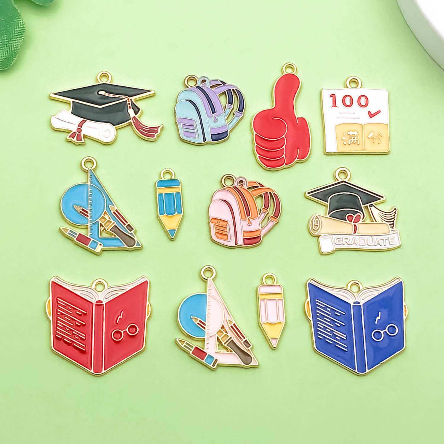 10/12pcs Graduation Season Cha - Jewelry Making Guide Book recension och pris