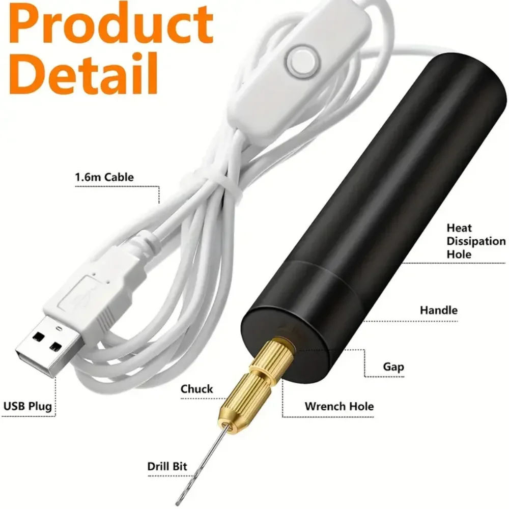 Portable Mini Electric Drill U - Jewelry Making Rotary Tool recension och pris