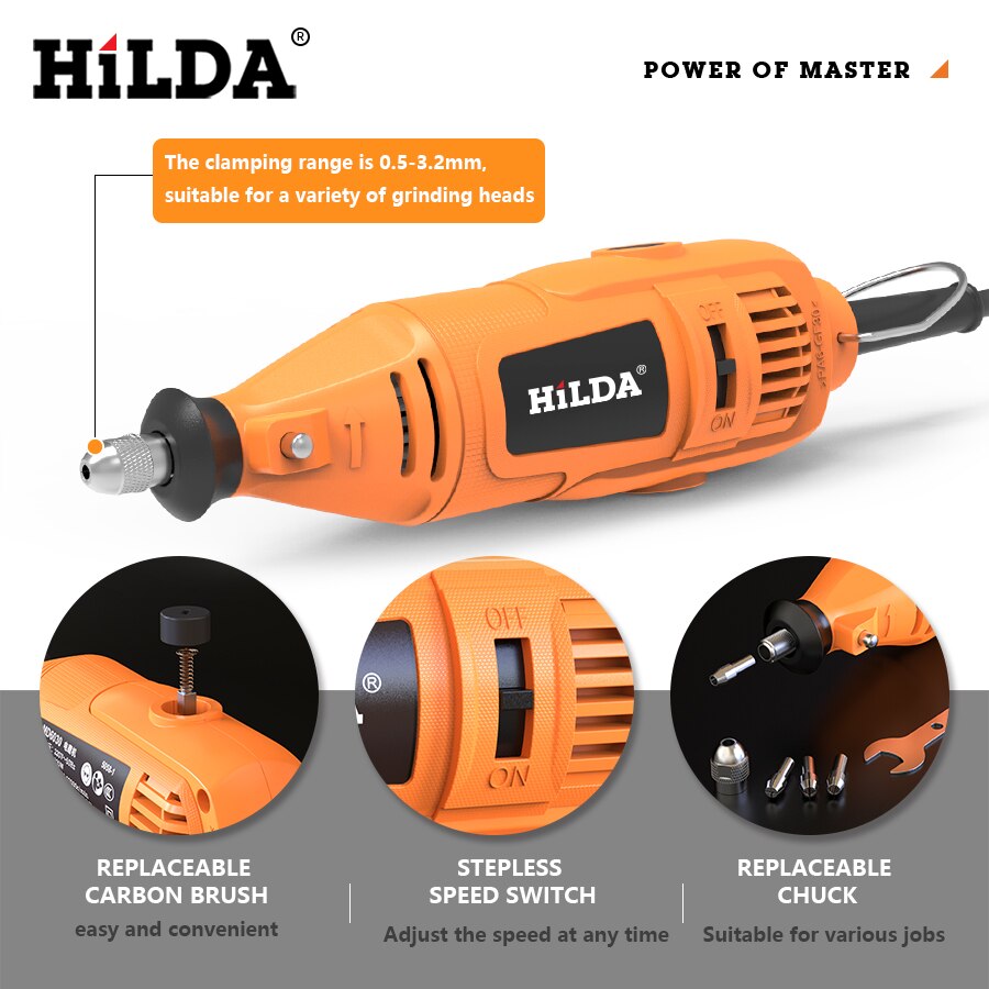 HILDA Electric Drill Grinder E - Jewelry Making Rotary Tool recension och pris