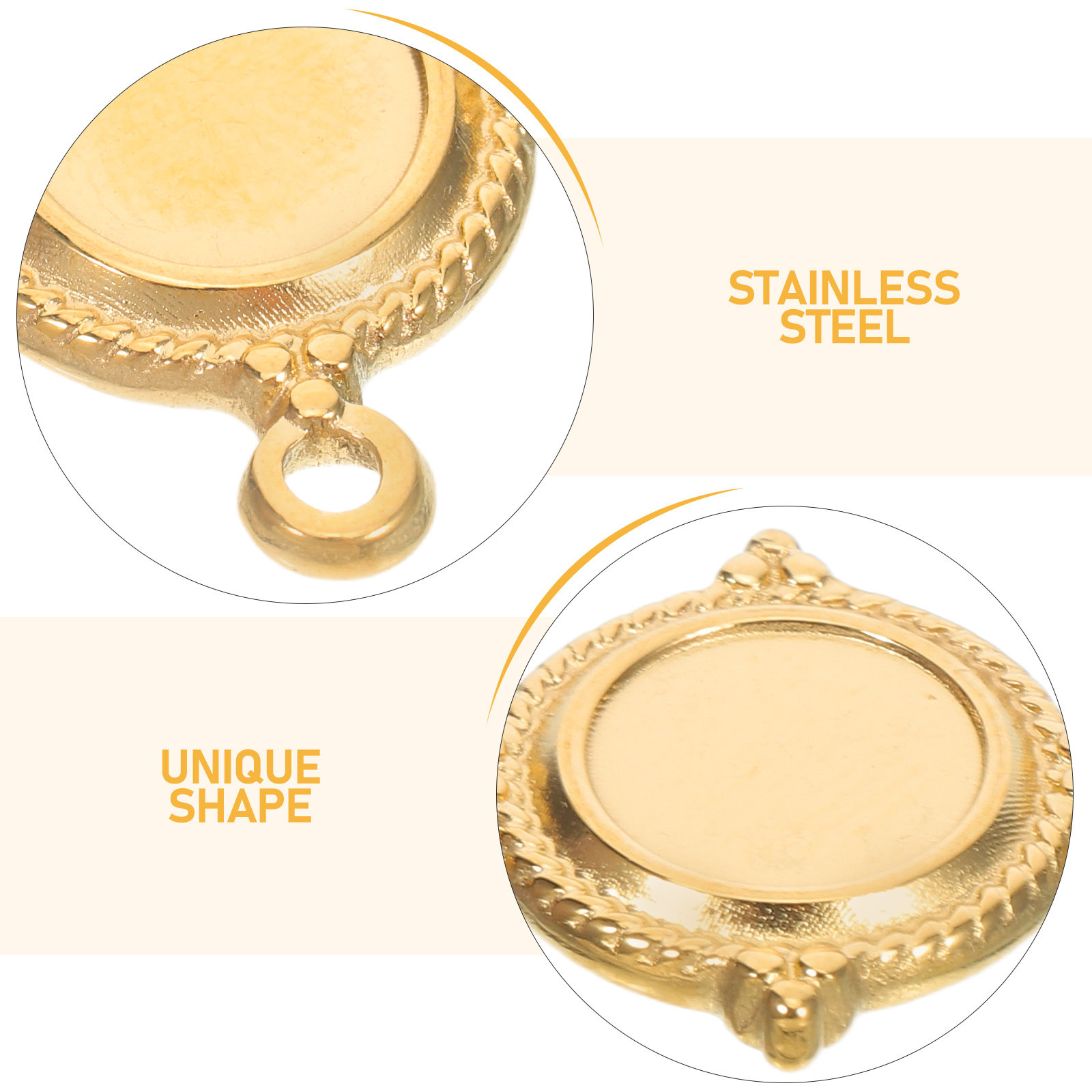 Stainless Steel Blank Bezel Pe - Pendant Blank Bezel recension och pris