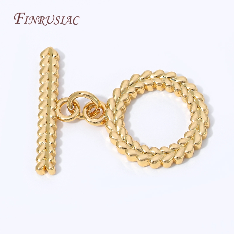 Wholesale Wheat Braided OT Tog - Toggle Clasp Gold recension och pris