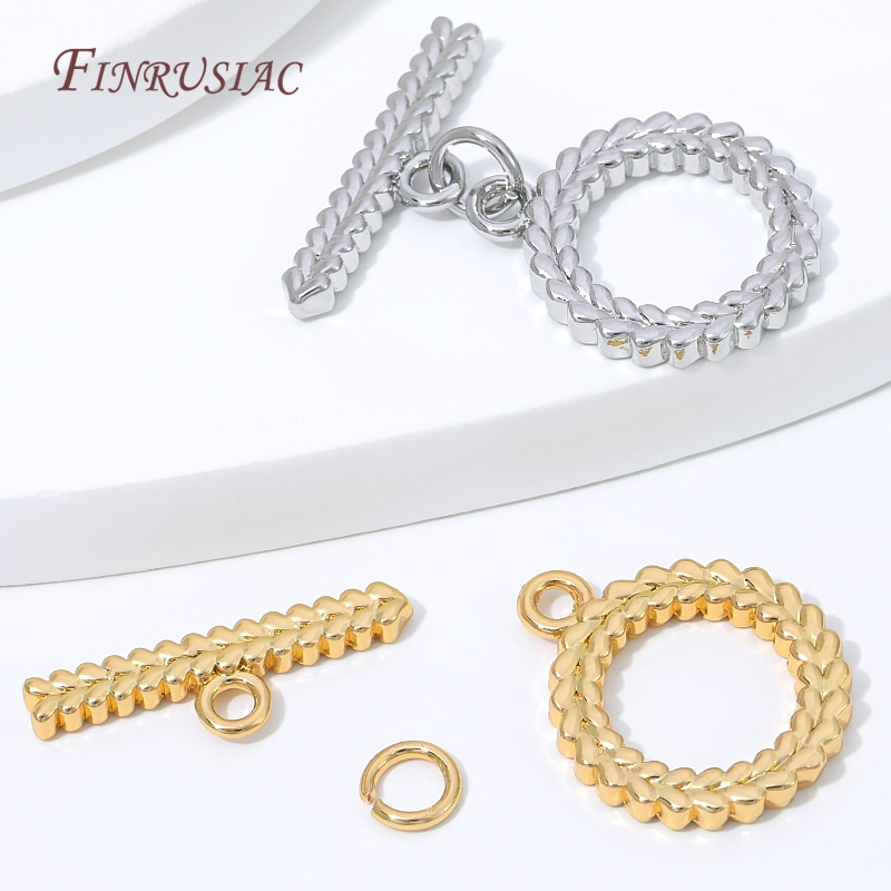Wholesale Wheat Braided OT Tog - Toggle Clasp Gold recension och pris