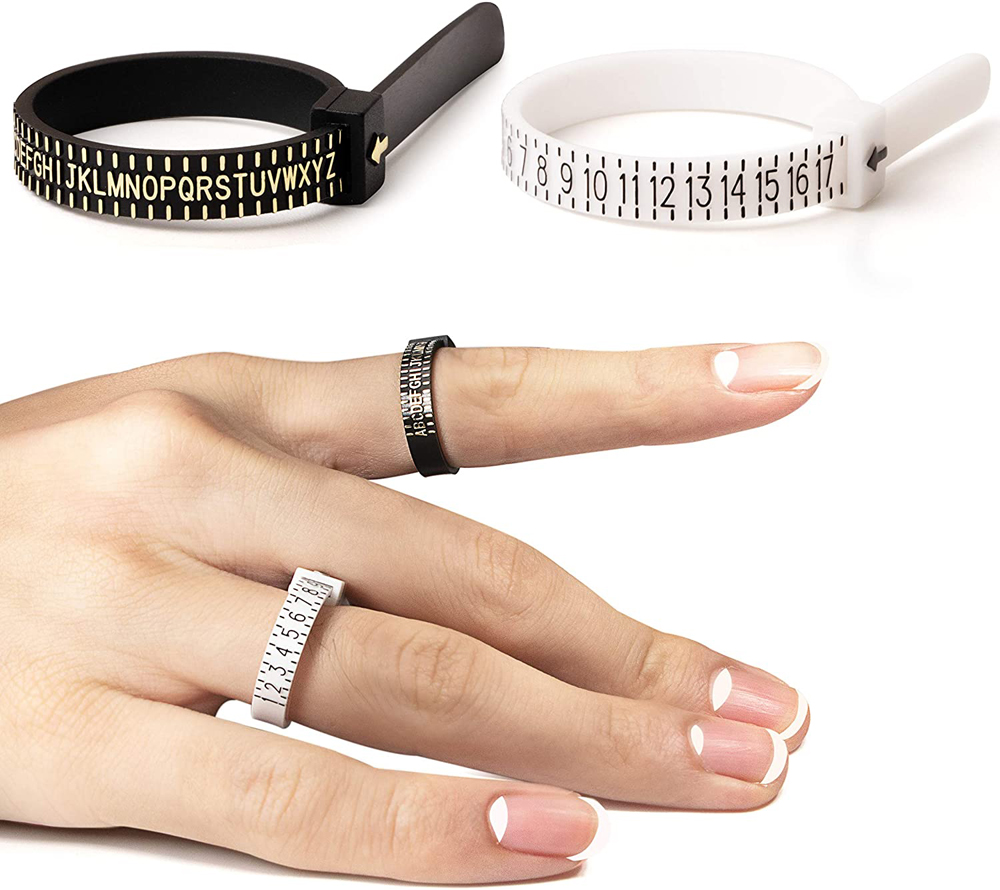 US/UK/EU/HK/JP Ring Sizer Fing - Jewelry Making Uk recension och pris