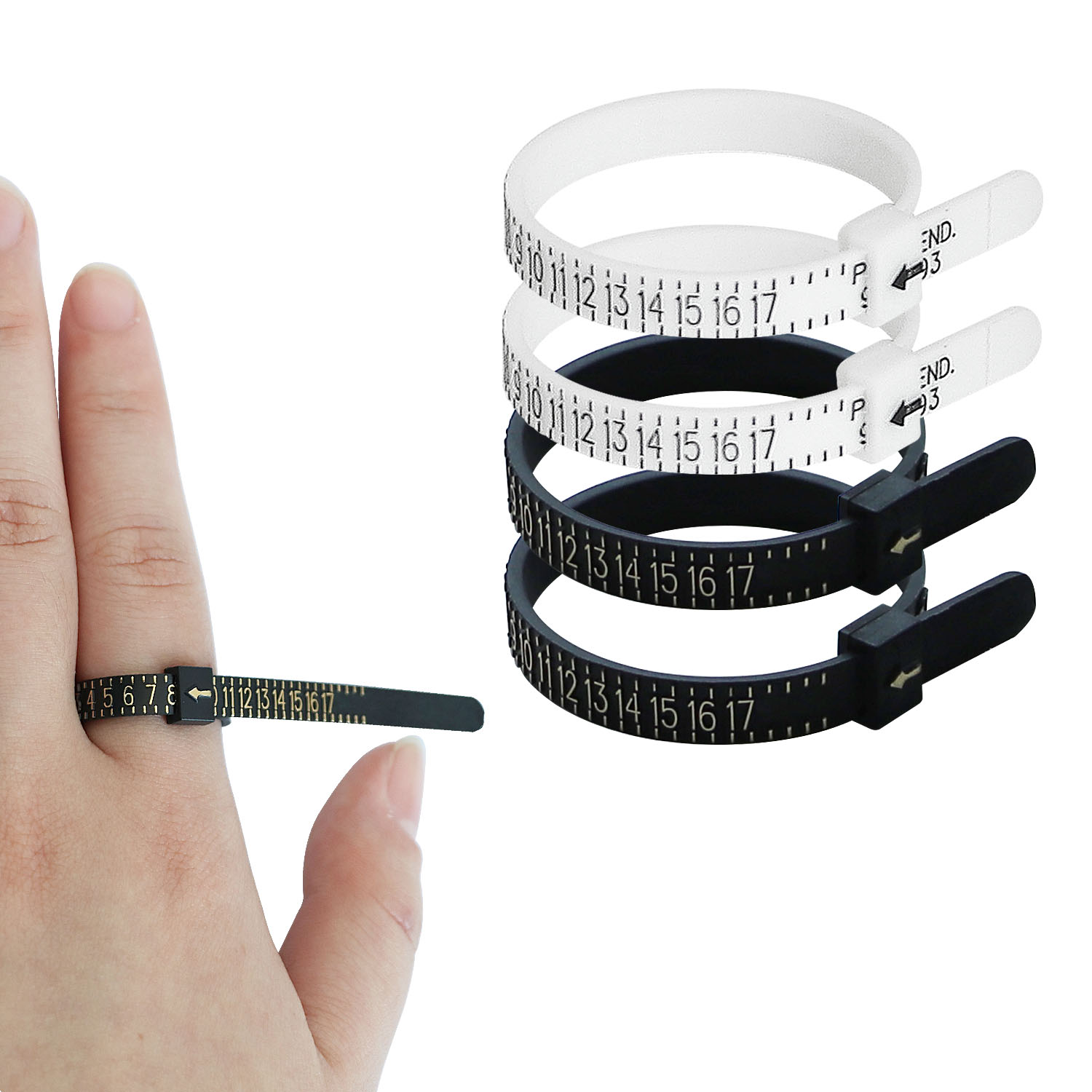 US/UK/EU/HK/JP Ring Sizer Fing - Jewelry Making Uk recension och pris