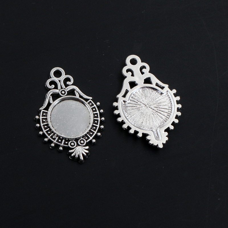 20pcs 10mm Inner Size Vintage  - Pendant Blank Bezel recension och pris