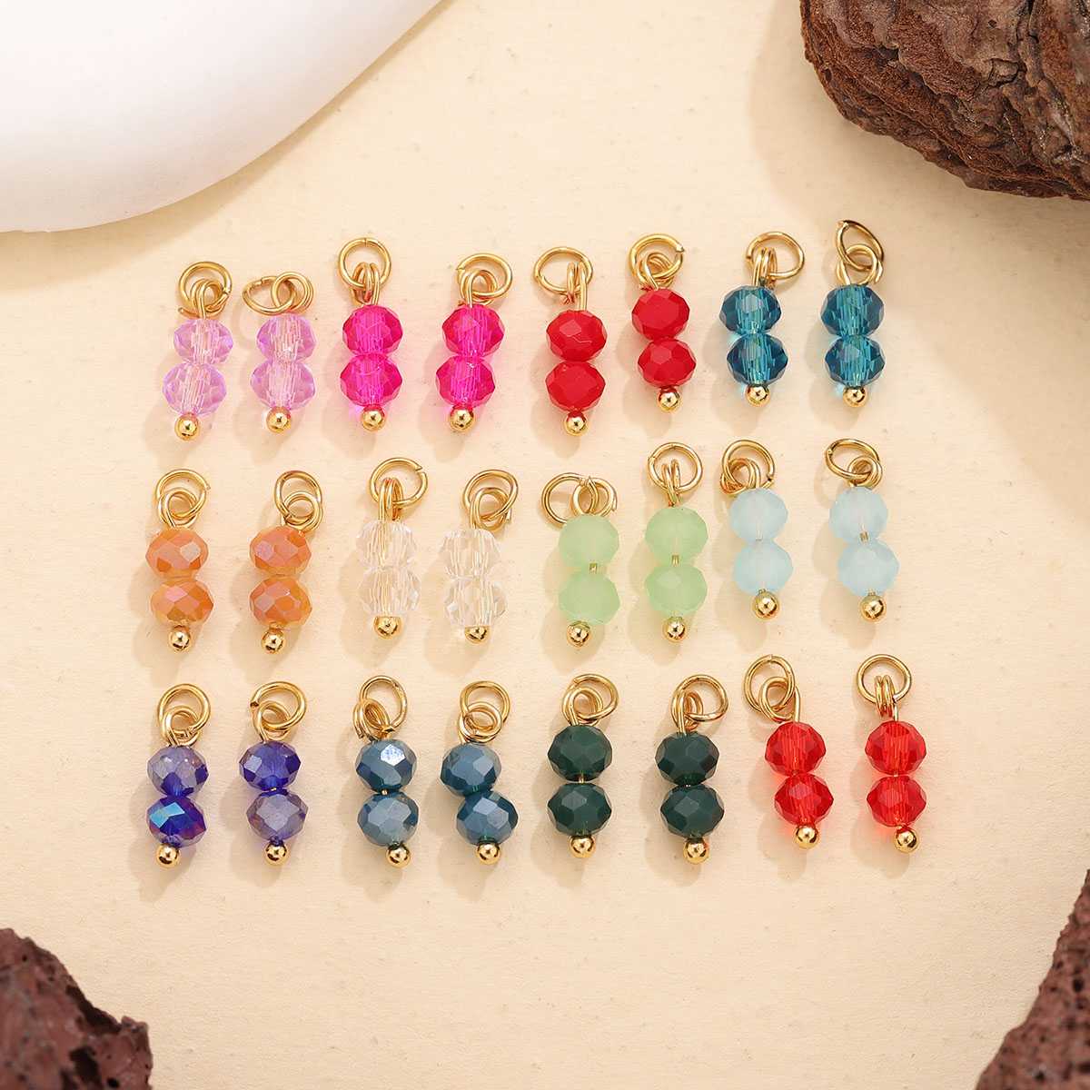 10pcs Colored Crystal Double B - Jewelry Making For Beginners recension och pris