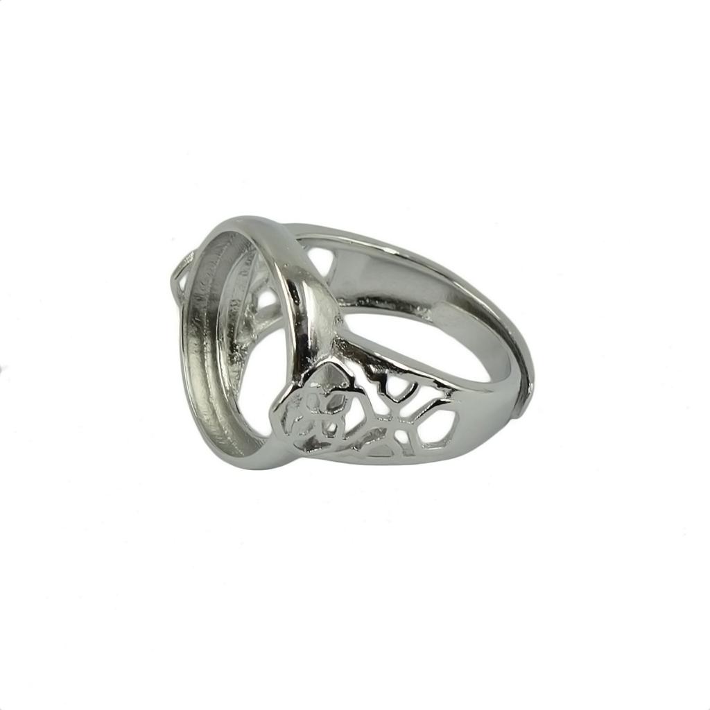 Silver Brass Adjustable Ring B - Jewelry Making At Home recension och pris