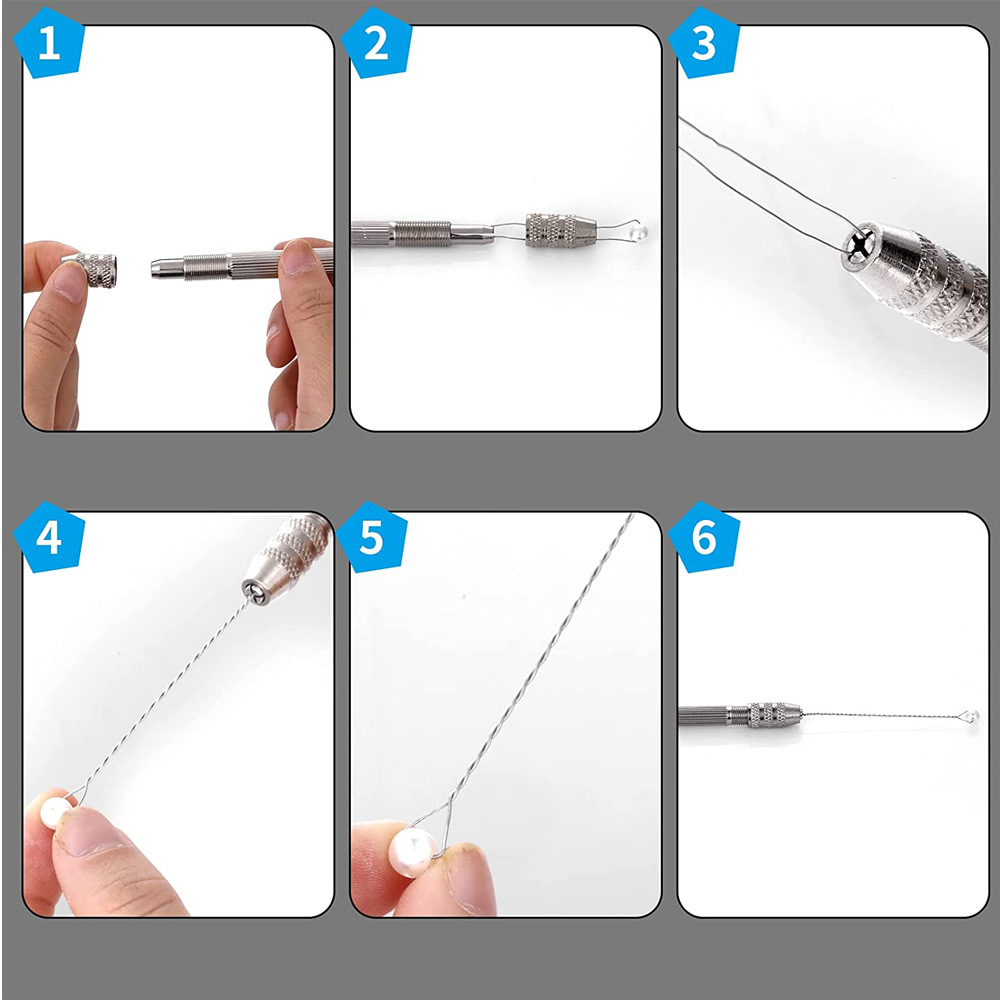 Double-Head Hand Drill Base, 0 - Jewelry Making Rotary Tool recension och pris