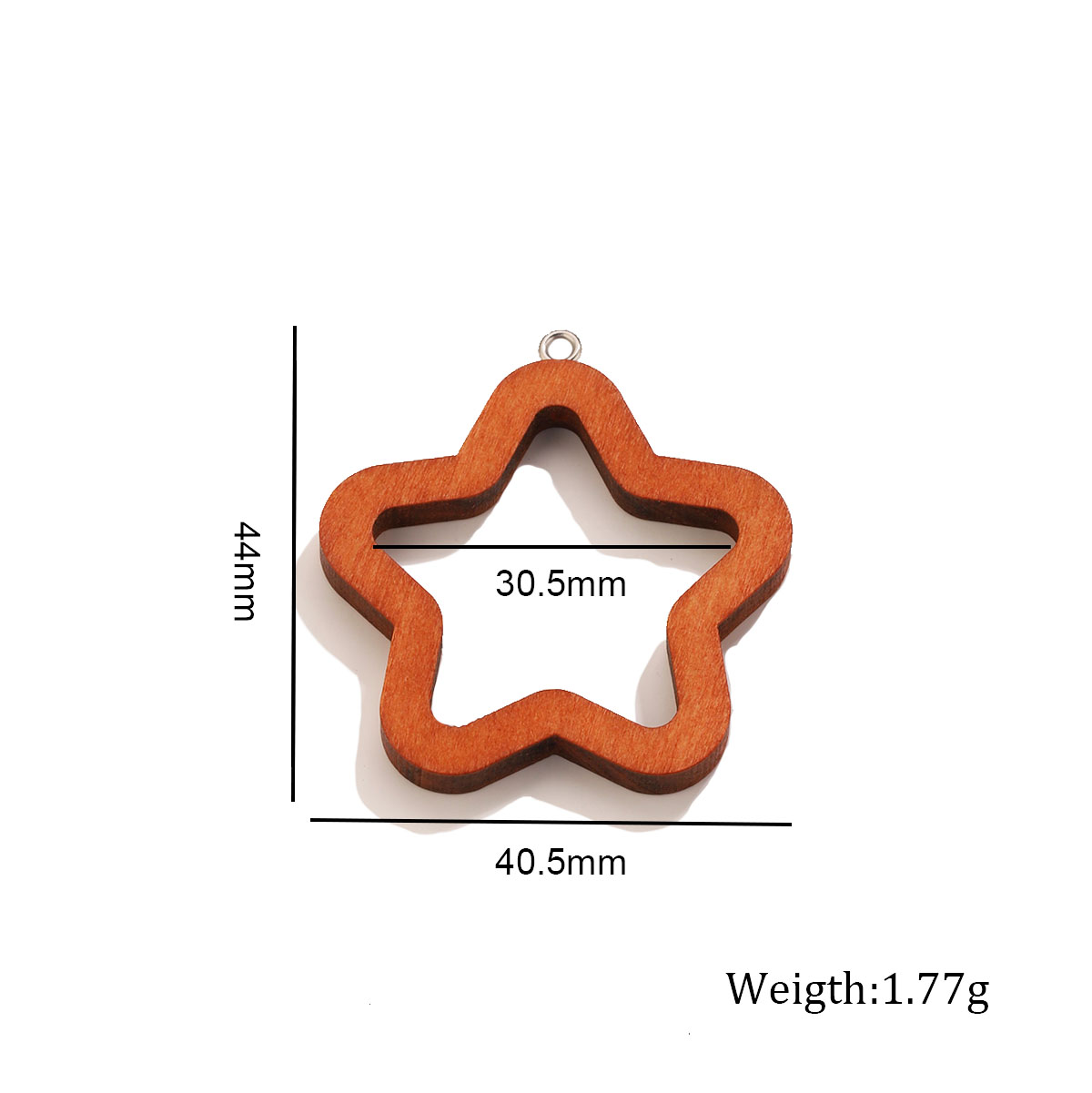 10PCS Triangle Rectangle Wood  - Pendant Blank Bezel recension och pris
