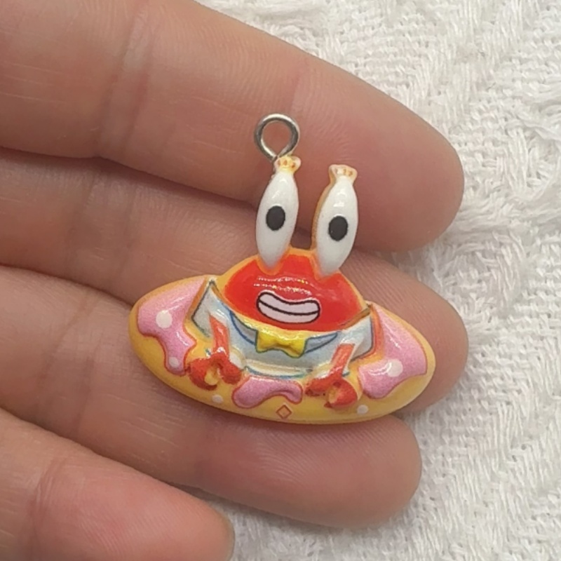 10pcs cartoon resin pendant, D - Jewelry Making For Birthday Party recension och pris